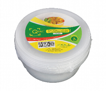 Express Delivery - Q Pac Microwave 250Ml Round Container 1X5 Piece  Mwcr250 - ID 7149594