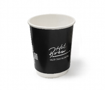 Express Delivery - Q Pac Paper Cup Double Wall 8 Oz Black 25 Pieces  Pc8Dwb25 - ID 7149625