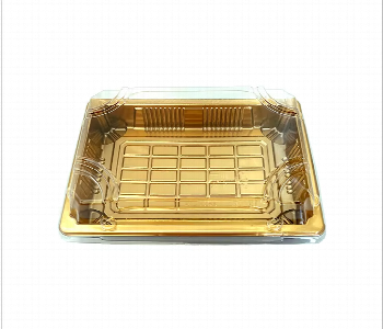 Express Delivery - Q Pac Sushi Container Gold Square Jy 81213 5 Pieces  Sgsqx5 - ID 7149642