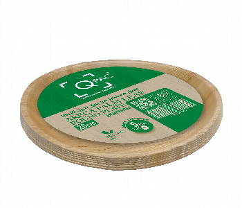 Express Delivery - Q Pac Areca Palm Leaf 20 Cm Round Plate 1 X 5 Pieces  Apl20Rp5 - ID 7149651