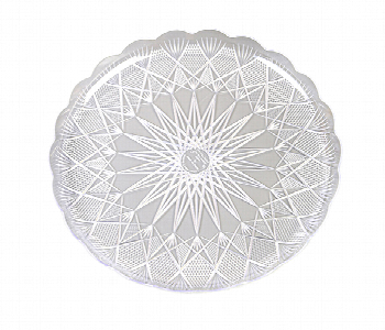 Express Delivery - Crystal 30Cm Round Plate 1 X 5 Pieces  Crp30X5 - ID 7149681
