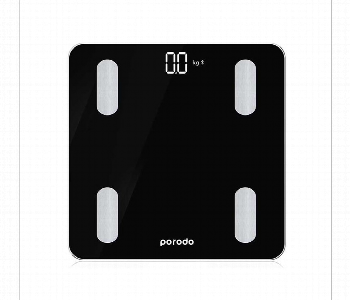 Express Delivery - Porodo Full Body Smart Scale Black - ID 7149692