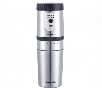 Lepresso Ceramic Burr Automatic Grinder Front View - ID 7149746