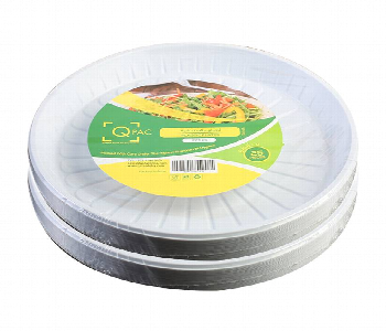 New Arrivals For Q Pac Plastic Plate 10 Inch 26 Cm Offer Pack 25 Pieces X 2 Packet  Ppr10X2 - ID 7149822