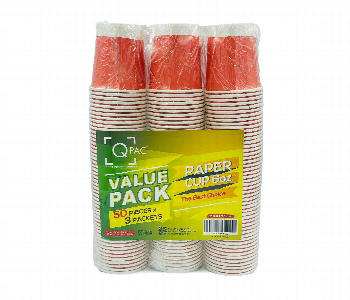 Express Delivery - Q Pac Paper Cup 6 Oz 3X50 Pieces  Propc6X3 - ID 7149962