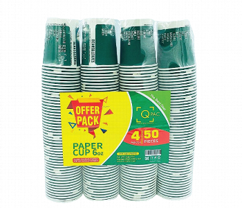 Express Delivery - Q Pac Paper Cup 6 Oz 4X50 Pieces  Propc6 - ID 7149964