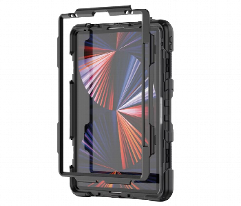 Express Delivery - Green Lion Trio Shield Ipad Case For Ipad 12.9 Inch Black - ID 7149985