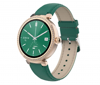 Porodo Belle Smart Watch Green With Amoled Display Front View - ID 7150004