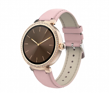 Porodo Belle Smart Watch  Pink With Amoled Display Front View - ID 7150005