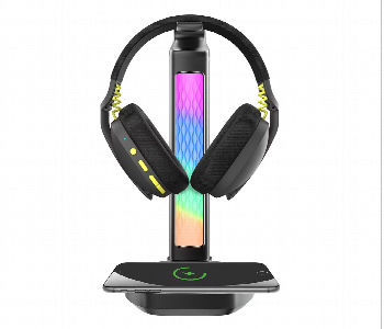 New Arrivals For Porodo Gaming Rgb Headphone Stand With Wireless Charging - ID 7150031