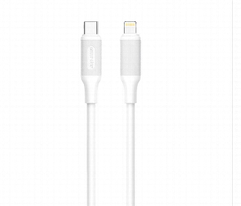 Green Lion Usb C To Lightning Pvc Cable 1M Pd 27W  White Front View - ID 7150091