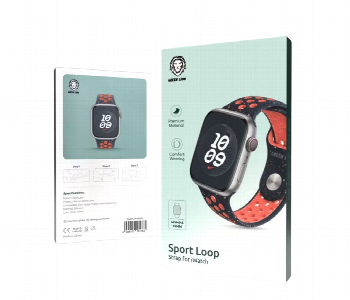 New Arrivals For Green Lion Sport Loop Silicone Strap 42Or44Or45Or49Mm  Blue Flame - ID 7150123