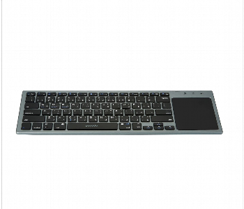 Express Delivery - Porodo Wireless Keyboard With Touch Pad Ultra Slim Gray - ID 7150163