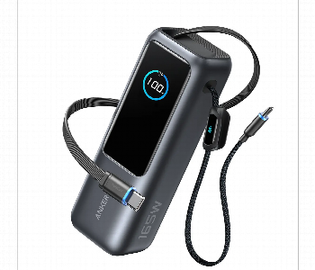 New Arrivals For Anker Power Bank 25000Mah 165W High Power Multi Device Charger With Built In And Retractable Usb C Cables A1695 - ID 7150215