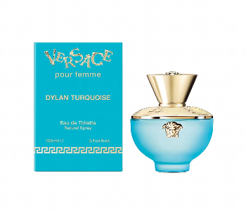 Express Delivery - Versace Dylan Turquoise Eau De Toilette For Women 100 Milliliters - ID 7150229