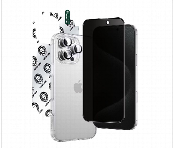 New Arrivals For Green Lion 4 In 1 Defender Pack Privacy For Iphone 16 Pro - ID 7150324