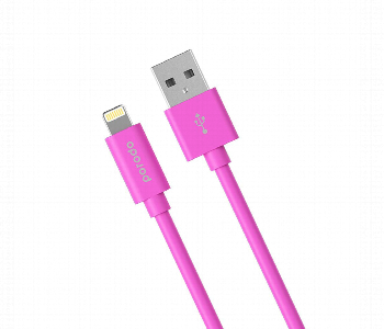 New Arrivals For Porodo Pvc Lightning Cable 1.2M 2.4A Pink - ID 7150325