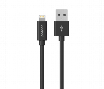 New Arrivals For Porodo Pvc Lightning Cable 1.2M 2.4A Black - ID 7150327