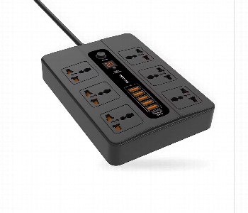 New Arrivals For Porodo Universal Power Multiport Socket Black - ID 7150332