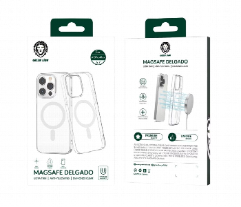 Express Delivery - Green Lion Magsafe Delgado Case For Iphone 13 Pro Max 6.7 Inch - ID 7150335