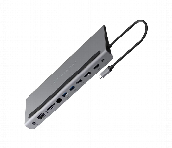 New Arrivals For Powerology Usb C Hub 11 In 1 Multi Port Adapter With Laptop Stand Gray - ID 7150409