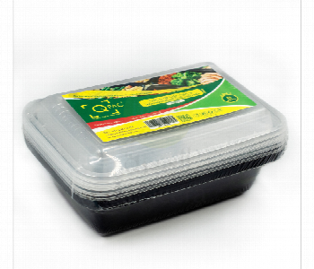 Q Pac Micro Black Base  Rectangle 28 Ind 1X150 Pieces   Mbre28Indwhs Front View - ID 7150431