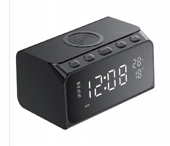 Havit W3041 15W 6In1 Wireless Charger Black Bluetooth Speaker Front View - ID 7150511