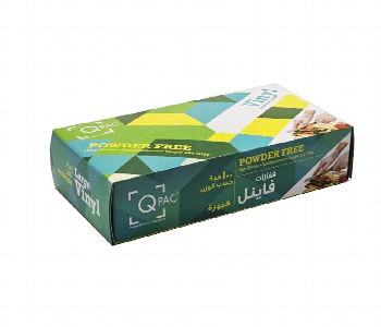 Express Delivery - Q Pac Gloves Vinyl Clear Large  10X100 Pieces   Glovesvnlarge - ID 7150521