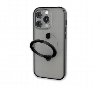Express Delivery - Levelo Magsafe Ringo Multi Functional Kickstand Case For Iphone 14 Pro Black - ID 7150578