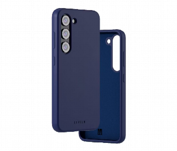 Express Delivery - Levelo Iris Magsafe Liquid Silicone Case For Samsung S23 Plus Blue - ID 7150605