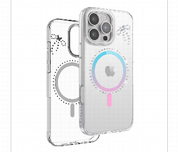 Express Delivery - Levelo Butterfly Magsafe Case For Iphone 16 Pro Transparent Or Iridescent - ID 7150640