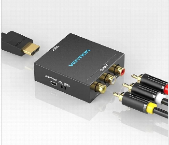 Vention Hdmi To Rca Converter Black Metal Type Aeebo Front View - ID 7150684