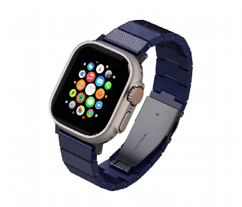 Express Delivery - Levelo Fusion Resin Strap For Apple Watch 49Mm Blue - ID 7150707