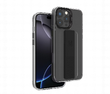 Express Delivery - Levelo Graphia Imd Silicone Grip Case For Iphone 16 Pro Max Black - ID 7150736