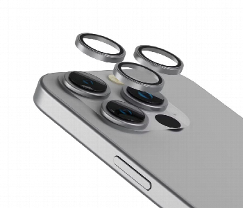Express Delivery - Levelo Lucent Trio 9H Camera Lens Protector Ip15 Pro Or 15 Pro Max Silver - ID 7150782