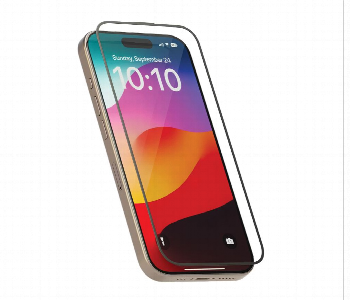 Express Delivery - Levelo Soft Edge Twice Tempered Glass Ip15 Pro Max  Black - ID 7150790