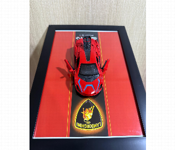 New Arrivals For 3D Model Car Frame Interactive Display Wall Decor With Openable Doors - ID 7150799