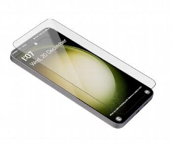 Levelo 2.5D Silk Print High Silicon Aluminum Glass Hd Screen Protector For Samsung S24 Front View - ID 7150820