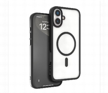 Levelo Magsafe Solo Case For Iphone 16 Black Front View - ID 7150822