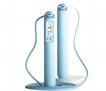 Express Delivery - Porodo Lifestyle Smart Skipping Rope Blue - ID 7150844