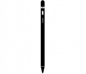 Green Lion Universal Touch Pen Fine 1.45Mm Tip Black Front View - ID 7150868