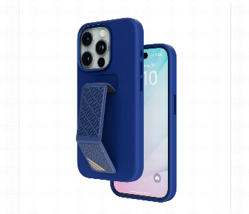 New Arrivals For Levelo Morphix Leather Grip Case For Iphone 15 Pro Deep Blue - ID 7150900