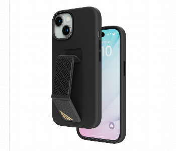 New Arrivals For Levelo Morphix Silicone Case With Leather Grip For Iphone 15 Black - ID 7150904