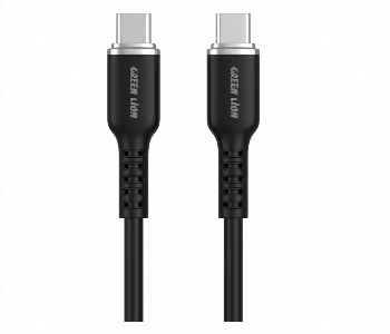 Express Delivery - Green Lion Usb C To Usb C Silicone Cable Black - ID 7151084