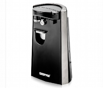 Geepas Gco63023Uk 60W 3 In 1 Can And Bottle Opener And Knife Sharpener With Cord Storage Design Front View - ID 7151108