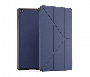 Express Delivery - Levelo Elegant Hybrid Leather Case For Ipad 10.2 2021 Blue - ID 7151128