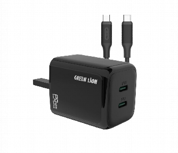 Express Delivery - Green Lion 40W Dual Pd Wall Charger  Black - ID 7151161