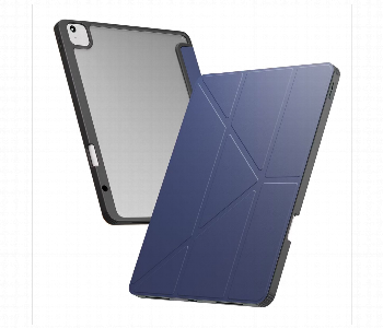 Express Delivery - Levelo Conver Clear Back Hybrid Ipad Air 11 Inch 2024 Case Blue - ID 7151166