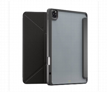 Express Delivery - Levelo Conver Clear Back Hybrid Ipad Pro 11 Inch 2024 Case Black - ID 7151175