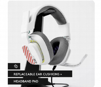 Astro A10 Gaming Headset Gen 2 Wired Headset  White Front View - ID 7151252